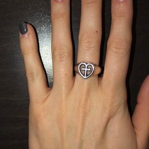 James Avery cross ring
